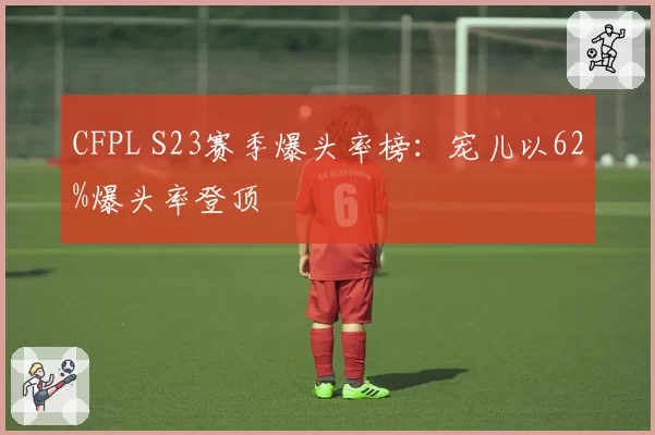 CFPL S23赛季爆头率榜:宠儿以62%爆头率登顶